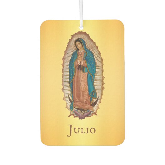 Onze-Lieve-Vrouw van Guadalupe Mexicaans Gebed Luchtverfrisser (Voorkant)