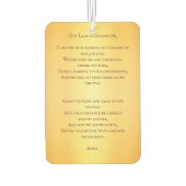 Onze-Lieve-Vrouw van Guadalupe Mexicaans Gebed Luchtverfrisser (Achterkant)