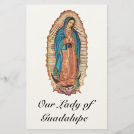 Onze-Lieve-Vrouw van Guadalupe Miraculieuze Tilma  Briefpapier