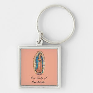 Onze-Lieve-Vrouw van Guadalupe Miraculieuze Tilma  Sleutelhanger