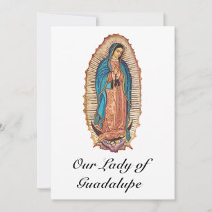 Onze-Lieve-Vrouw van Guadalupe Miraculous Tilma Fi Kaart