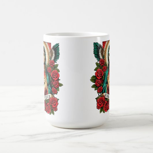 Onze-Lieve-Vrouw van Guadalupe Moeder Maria Viva M Koffiemok (Center)