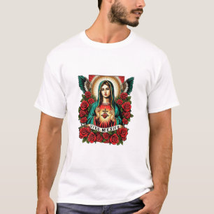 Onze-Lieve-Vrouw van Guadalupe Moeder Maria Viva M T-shirt