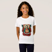 Onze-Lieve-Vrouw van Guadalupe Moeder Maria Viva M T-shirt (Voorkant volledig)