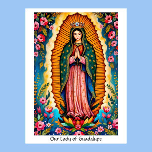 Onze-Lieve-Vrouw van Guadalupe Patroonheilige van  Poster