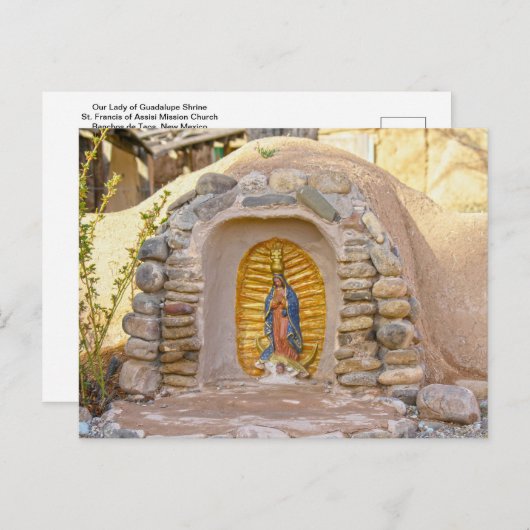Onze-Lieve-Vrouw van Guadalupe, Ranchos De Taos, N Briefkaart (Voorkant / Achterkant)