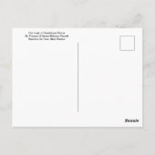 Onze-Lieve-Vrouw van Guadalupe, Ranchos De Taos, N Briefkaart (Achterkant)