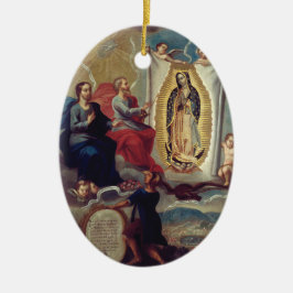 Onze-Lieve-Vrouw van Guadalupe | Religieus Aandenk Keramisch Ornament