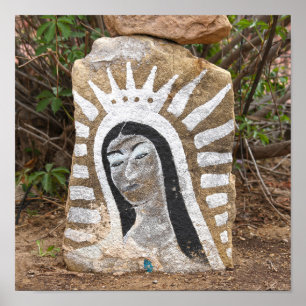 Onze Lieve Vrouw van Guadalupe Rock Painting, Albu Poster