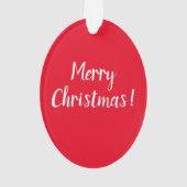 Onze Lieve Vrouw van Guadalupe Rode Vakantie Ornament (achterkant)