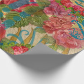 Onze-Lieve-Vrouw van Guadalupe & Roos Cadeaupapier (Hoek)