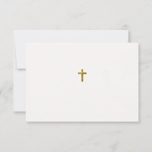 Onze-Lieve-Vrouw van Guadalupe Rozen Bedankkaart (Achterkant)