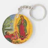 Onze-Lieve-Vrouw van Guadalupe Sleutelhanger (Achterkant)