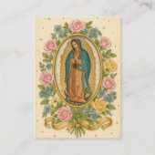 Onze-Lieve-Vrouw van Guadalupe Spaanse Doop Heilig Visitekaartje (Voorkant)