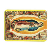 Onze Lieve Vrouw van Guadalupe Stralende Kunst Magneet (Horizontaal)