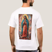 Onze-Lieve-Vrouw van Guadalupe T-shirt (Achterkant)