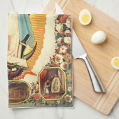 Onze-Lieve-Vrouw van Guadalupe Theedoek (Quarter Fold)