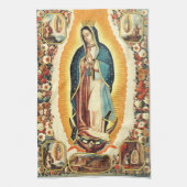 Onze-Lieve-Vrouw van Guadalupe Theedoek (Verticaal)