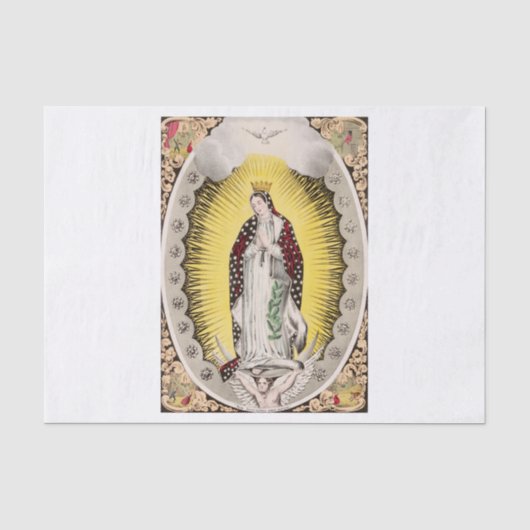 Onze-Lieve-Vrouw van Guadalupe Tissuepapier (Voorkant)
