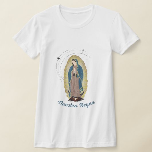 Onze Lieve Vrouw van Guadalupe TShirt, Virgen de G T-shirt (Laagn)