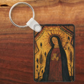 Onze-Lieve-Vrouw van Guadalupe van Pedro Antonio F Sleutelhanger (Voorkant)