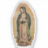 Onze Lieve Vrouw van Guadalupe Vinyl Sticker (Voorkant)