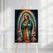 Onze Lieve Vrouw van Guadalupe Wall Art Home Decor Poster