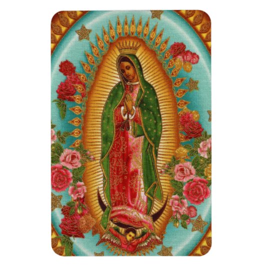 Onze Lieve Vrouw van Guadelupe Flexi Magnet Magneet (Verticaal)