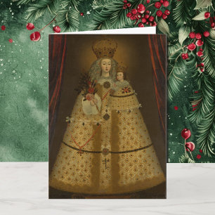 Onze-Lieve-Vrouw van Guapulo Kerststamp Coördinaat Kaart