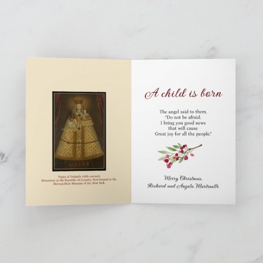 Onze Lieve Vrouw van Guapulo Stempel Coördinaat Kaart (Binnen)