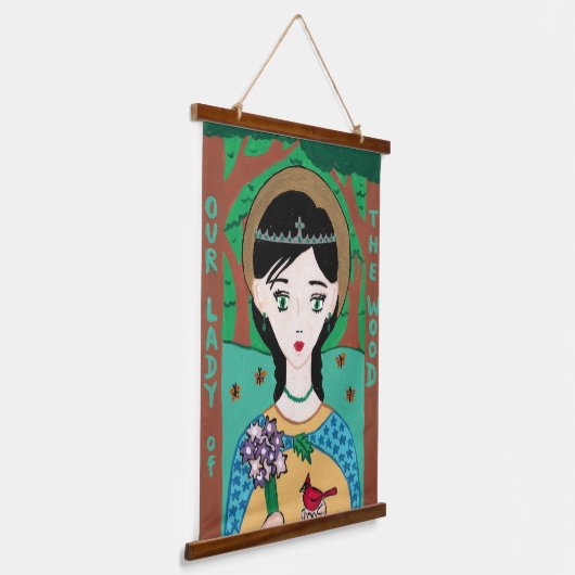 Onze Lieve Vrouw van het Hout Hangend Wandkleed (Gebogen)