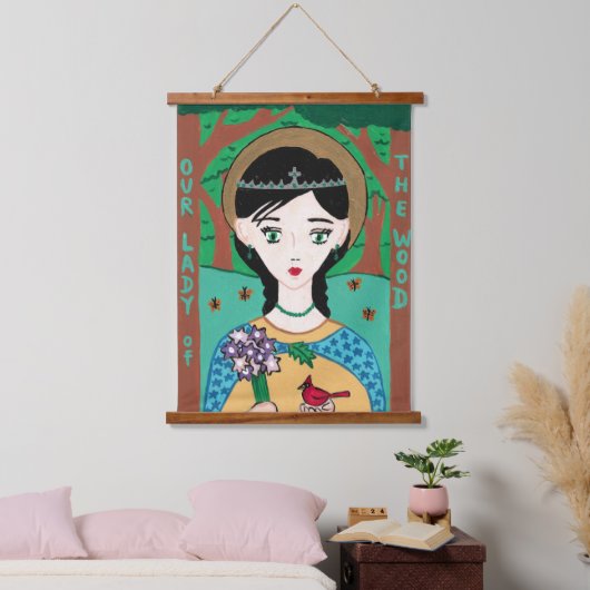 Onze Lieve Vrouw van het Hout Hangend Wandkleed (Slaapkamer)