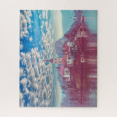 Onze Lieve Vrouw van het meer van Bled Slovenië 16 Legpuzzel (Verticaal)