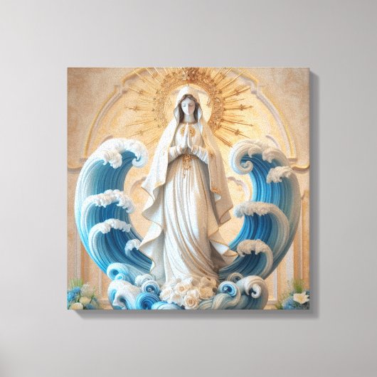 Onze Lieve Vrouw van het Zee 4 Canvas Afdruk (Voorkant)