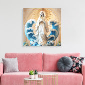 Onze Lieve Vrouw van het Zee 4 Canvas Afdruk (Insitu (Woonkamer))