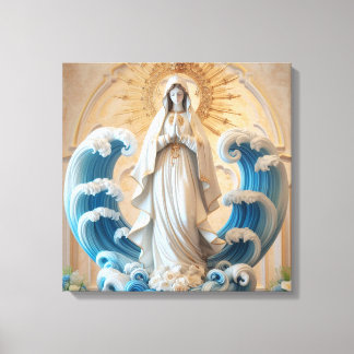 Onze Lieve Vrouw van het Zee 4 Canvas Afdruk
