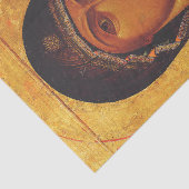 Onze-Lieve-Vrouw van Kazan Orthodoxe Icoon Tissuepapier (Detail)