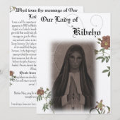 Onze Lieve Vrouw van Kibeho Gebed Kaart (Voorkant / Achterkant)