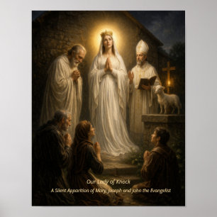 Onze-Lieve-Vrouw van Knock Mariaanse verschijning Poster