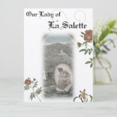 Onze Lieve Vrouw van La Salette Gebed Kaart (Staand voorkant)