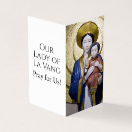 Onze-Lieve-Vrouw van La Vang Gebedskaart Kaart