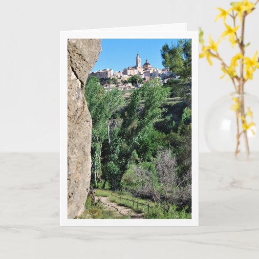 Onze-Lieve-Vrouw van Los Angeles Kerk, Chelva, Spa Kaart (Gele Bloem)