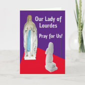 Onze Lieve Vrouw van Lourdes Kaart (Voorkant)