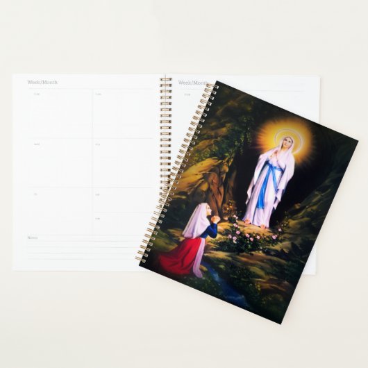 Onze Lieve Vrouw van Lourdes met Gebed Planner (Display)