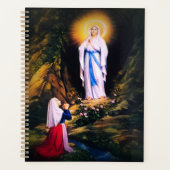 Onze Lieve Vrouw van Lourdes met Gebed Planner (Voorkant)