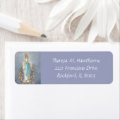 Onze Lieve Vrouw van Lourdes Rozenkrans Maagd Mari Etiket (Insitu)