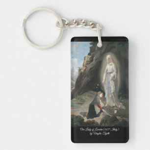 Onze-Lieve-Vrouw van Lourdes Sleutelhanger