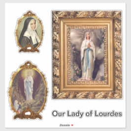 Onze-Lieve-Vrouw van Lourdes Sticker