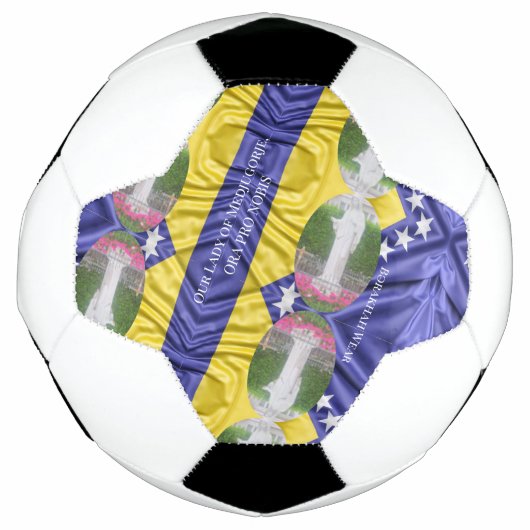 Onze Lieve Vrouw van Medjugorja Voetbal (Voorkant)