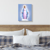 Onze Lieve Vrouw van Medjugorje, 8" x 10", Canvas Afdruk (Insitu (Slaapkamer))
